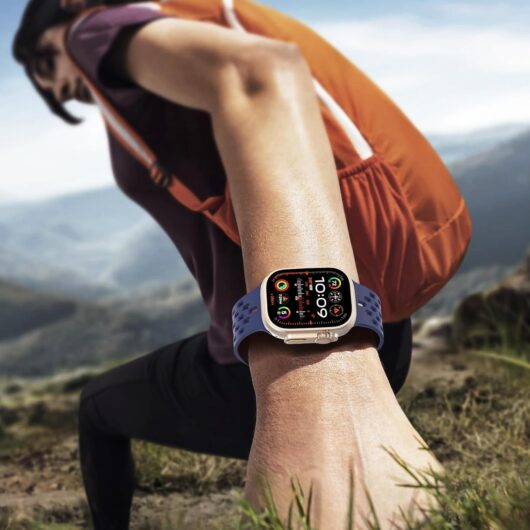 Sport Band Compatible with Apple Watch band 42/41/40/38mm, Soft Silicone Band for iWatch Series SE 10 9 8 7 6 5 4 3 2 1,Midnight Blue - Image 5